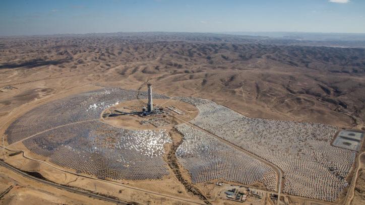 Ashalim Solartower“ in Israel