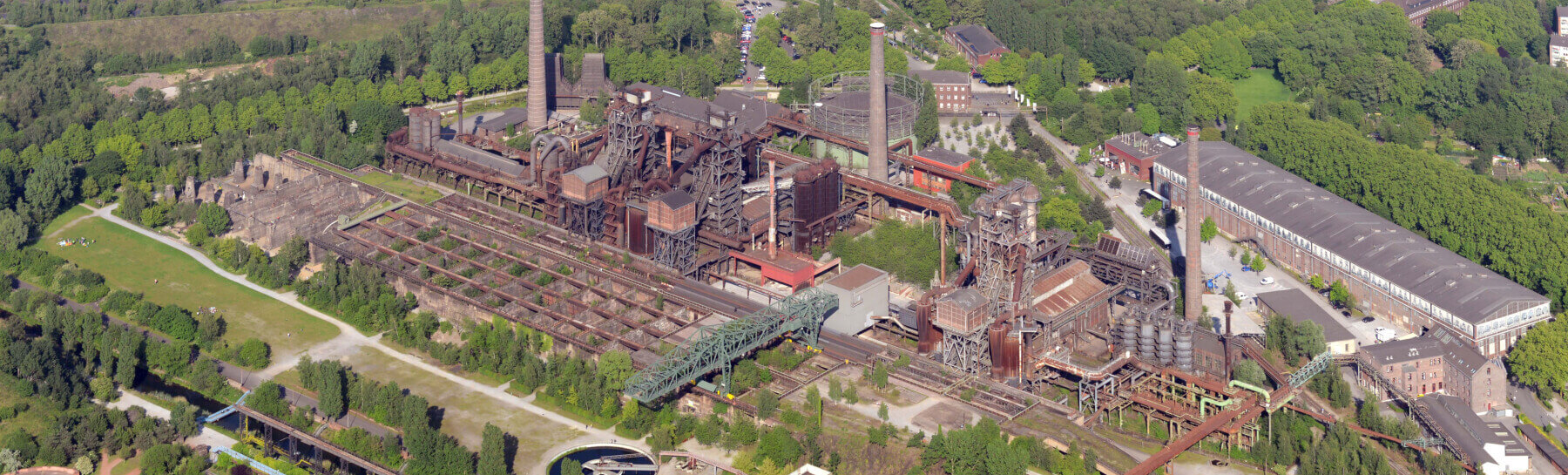 Luftbild Landschaftspark Duisburg-Nord